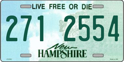NH license plate 2712554