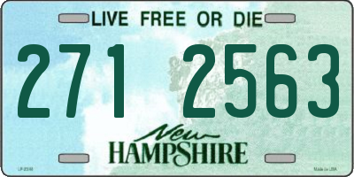 NH license plate 2712563