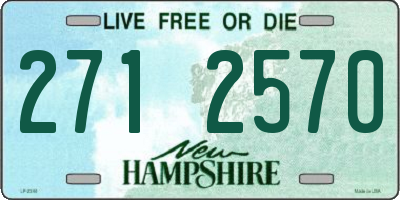 NH license plate 2712570