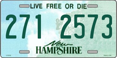 NH license plate 2712573