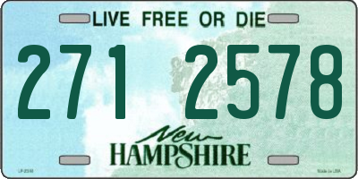 NH license plate 2712578