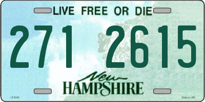 NH license plate 2712615