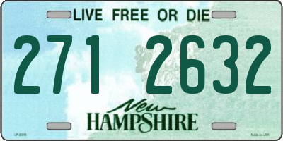 NH license plate 2712632
