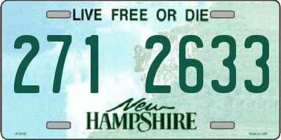 NH license plate 2712633