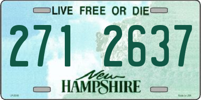 NH license plate 2712637