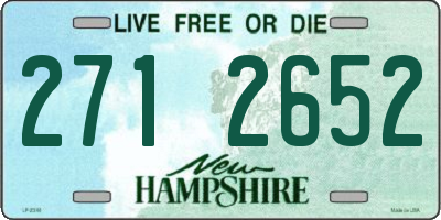 NH license plate 2712652