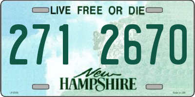 NH license plate 2712670