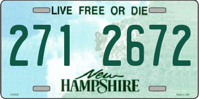 NH license plate 2712672