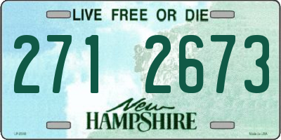 NH license plate 2712673