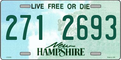 NH license plate 2712693