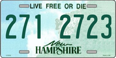 NH license plate 2712723
