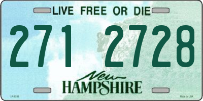 NH license plate 2712728