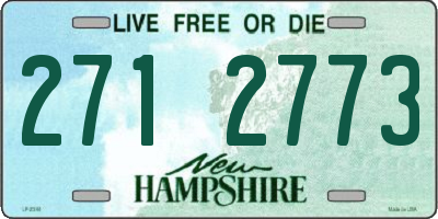 NH license plate 2712773