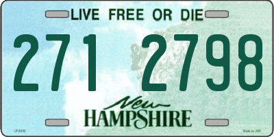NH license plate 2712798