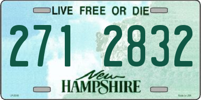 NH license plate 2712832
