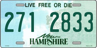 NH license plate 2712833