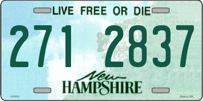 NH license plate 2712837
