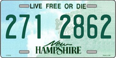 NH license plate 2712862
