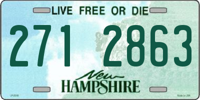 NH license plate 2712863