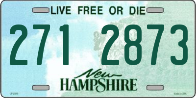 NH license plate 2712873