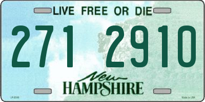 NH license plate 2712910