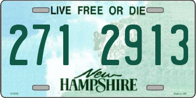 NH license plate 2712913