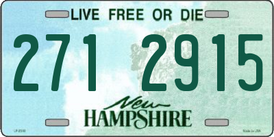NH license plate 2712915