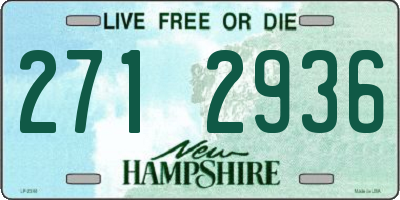 NH license plate 2712936