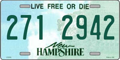 NH license plate 2712942