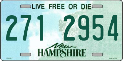 NH license plate 2712954