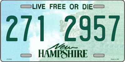 NH license plate 2712957