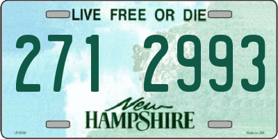 NH license plate 2712993