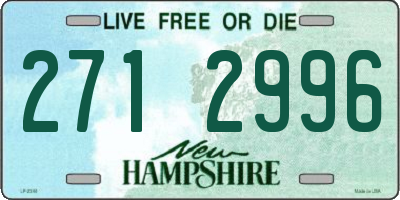 NH license plate 2712996