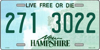 NH license plate 2713022