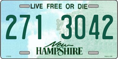 NH license plate 2713042