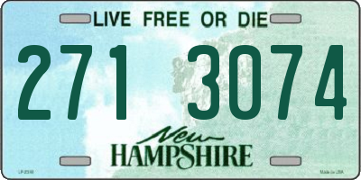 NH license plate 2713074