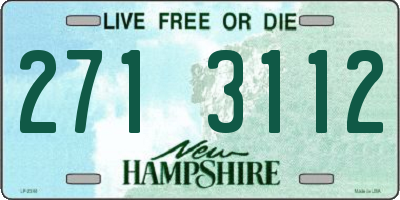 NH license plate 2713112
