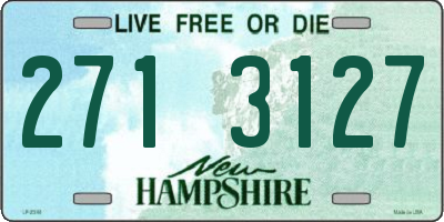 NH license plate 2713127