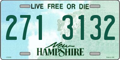 NH license plate 2713132