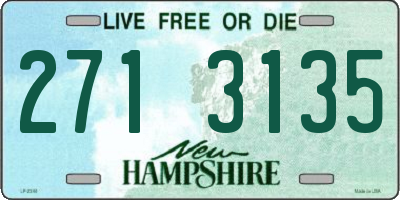 NH license plate 2713135