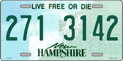 NH license plate 2713142