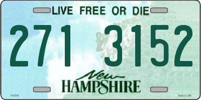 NH license plate 2713152