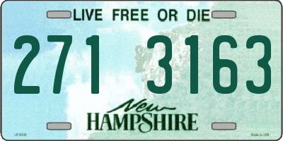 NH license plate 2713163
