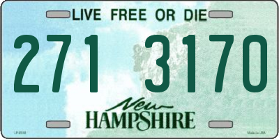 NH license plate 2713170