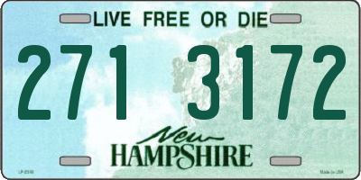 NH license plate 2713172