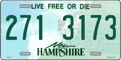 NH license plate 2713173