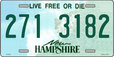 NH license plate 2713182