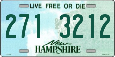 NH license plate 2713212