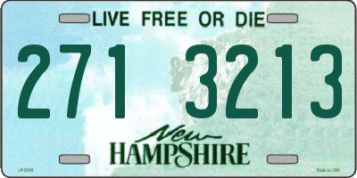 NH license plate 2713213
