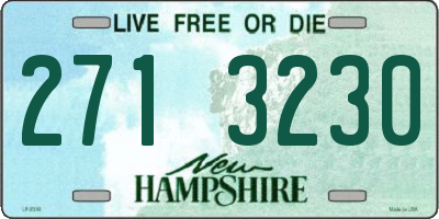 NH license plate 2713230